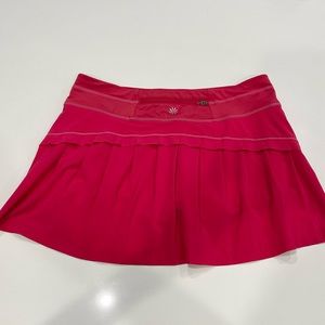 Athleta pink tennis skirt pleated